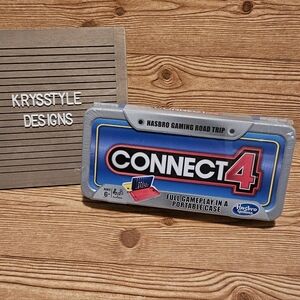Hasbro Connect 4 Full Gameplay In A Portable Case Travel